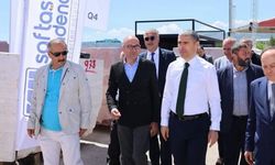 Vali Aktaş, 2. Uluslararası Blok Mermer Fuarı öncesi son hazırlıkları yerinde inceledi