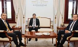 Görev yeri değişen başsavcılardan Vali Aktaş’a veda ziyareti