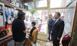Vali Aktaş ve Milletvekili Arslan Mecidiye’de esnafla buluştu