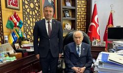 MHP İl Başkanı Adnan Kahveci, Devlet Bahçeli'yi ziyaret etti