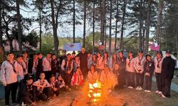 Başkan Öztaş Hüdai Kaplıcalarında genç izcileri ziyaret etti