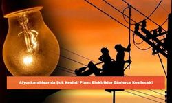 Afyonkarahisar’da Şok Kesinti Planı: Elektrikler Günlerce Kesilecek!