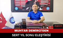 Türk Eğitim-Sen Afyonkarahisar Şube Başkanı Muhtar Demirci’den sert sene sonu değerlendirmesi