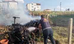 Korku dolu 20 dakika! Afyonkarahisar'da konutların dibindeki arazi yangını ekipleri alarma geçirdi...