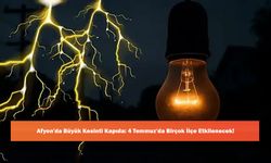 Afyon'da Büyük Kesinti Kapıda: 4 Temmuz'da Birçok İlçe Etkilenecek!