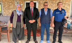 Şuhut'ta Şehit Babasına Anlamlı Ziyaret