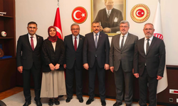 Afyon heyetinden İçişleri Bakanı Mustafa Çiftçi'ye ziyaret