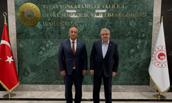 Milletvekili Yurdunuseven'den yeni İl Müdürü Melih Melik Kara'ya ziyaret