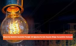 Afyon'da Elektrik Kesintisi Paniği: 18 Ağustos’ta Çok Sayıda Bölge Karanlıkta Kalacak!