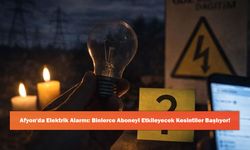 Afyon'da Elektrik Alarmı: Binlerce Aboneyi Etkileyecek Kesintiler Başlıyor!