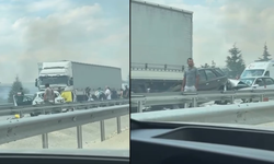 Afyonkarahisar-Denizli yolunda zincirleme kaza! 11 araç birbirine girdi