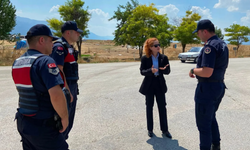 Başmakçı’da jandarma denetimine yakın takip: Kaymakam Bayri sahada