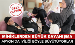 Harçlıklarını yetim kardeşleri için biriktirdiler! Afyon'da Büyüyen İyilik Hareketi