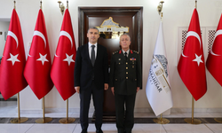 Tümgeneral Yusuf Diker’den Vali Aktaş’a ziyaret