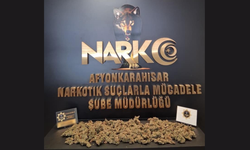 Afyonkarahisar'da 1 kilo 100 gram uyuşturucuyla yakalanan şüpheli tutuklandı