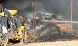Alevler Çiftliği Sardı! Saman Balyaları Tutuştu, 25 Hayvan Telef Oldu