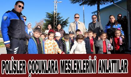 Polisler miniklere mesleklerini anlattı