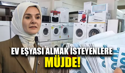Ev eşyaları almak isteyen çiftlere müjde