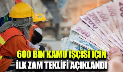 Kamu işçileri için ilk zam teklifi açıklandı