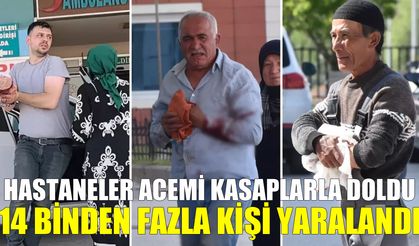 Hastaneler acemi kasaplarla doldu: 14 binden fazla kişi yaralandı
