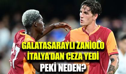 Galatasarylı Zaniolo’ya İtalya’dan ceza