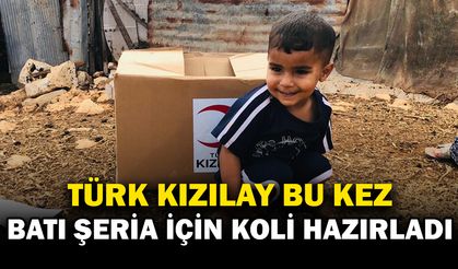 Türk Kızılay’dan Batı Şeria’ya bin 200 gıda kolisi