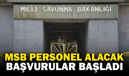MSB Bilişim Personeli Alacak: Başvurular Başladı