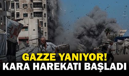 Gazze Yanıyor... İsrail, Gazze’ye Kara Harekatı Başlattı