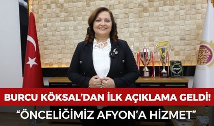 Burcu Köksal’dan parti değişimi sonrası ilk açıklama: “Önceliğimiz Afyon’a hizmet”