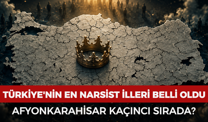 Türkiye'nin en narsist illeri belli oldu: Afyonkarahisar kaçıncı sırada?