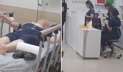 Devlet Hastanesi'nde akılalmaz olay! Hasta yardım beklerken...