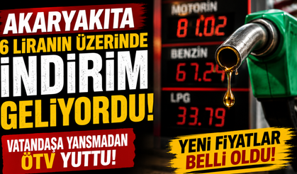 Motorinde büyük indirim bekleniyordu: Pompaya yansımadan ÖTV yuttu!