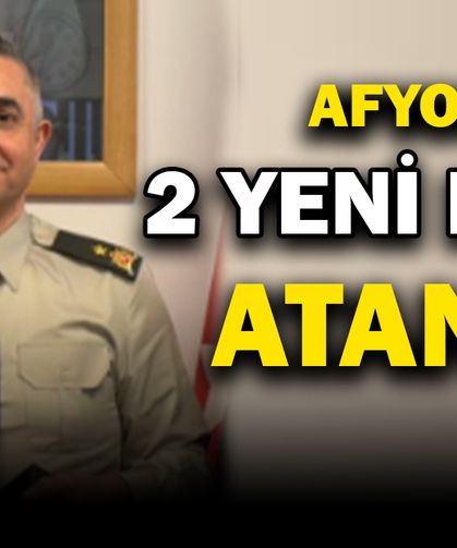Afyonkarahisar’daki İki Komutanlığa Yeni Atama