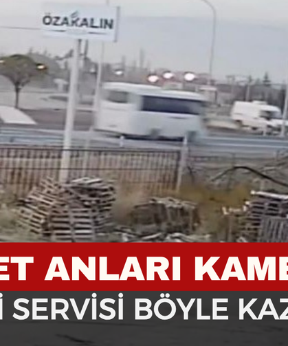 18 kişinin yaralandığı kaza güvenlik kamerasında