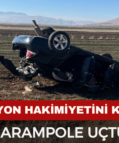 Direksiyon Hakimiyetini Kaybetti, Şarampole Uçtu