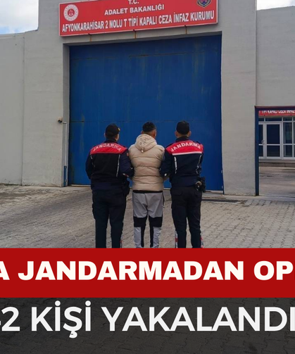 Afyon’da Jandarmadan  Operasyon: 42 Kişi Yakalandı