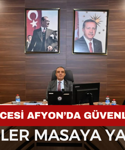 Yılbaşı Öncesi Afyon’da Güvenlik Alarmı