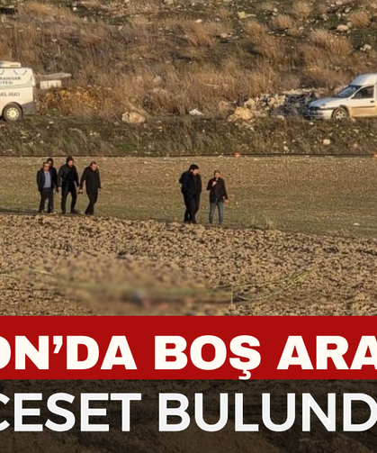 Afyon’da boş arazide ceset bulundu