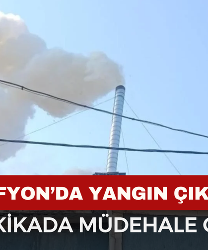 Afyonkarahisar'da mahallede yangın alarmı