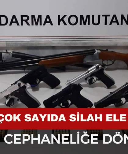 Afyon’da Çok Sayıda Silah Ele Geçirildi!