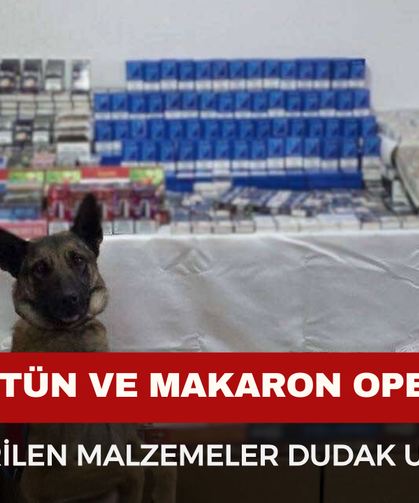 Afyon'da Kaçak Tütün ve Makaron Operasyonu