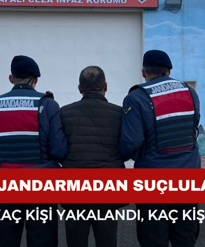 Afyon’da Jandarmadan Suçlulara Darbe
