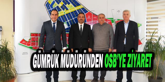 Gümrük Müdüründen Osb’ye Ziyaret