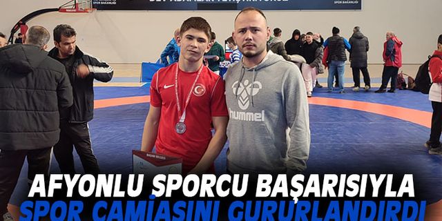 Afyonkarahisarlı İrfan Korkmaz, Türkiye Şampiyonasında ikinci oldu 