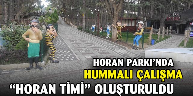 Bolvadin Horan Parkı misafirleri için hazırlanıyor