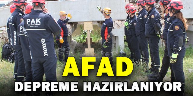 AFAD Bünyesinde Depremde Arama ve Kurtarma Eğitimleri Sürüyor