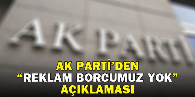 AK Parti yanıltıcı haberlere karşı uyardı