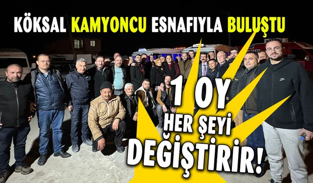 Köksal: Şehrimiz için esnaf, vatandaş ve yerel yönetim bir bütün olacak