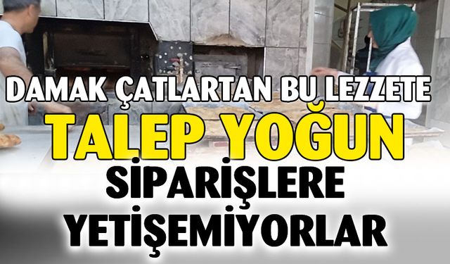 Damak çatlatan lezzetiyle bilinen haşhaşlı tahinli pideye bu yıl da ilgi yoğun