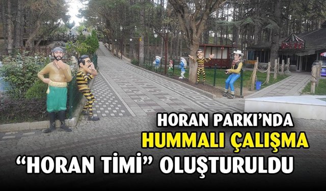 Bolvadin Horan Parkı misafirleri için hazırlanıyor